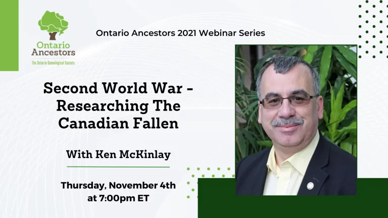 Second World War – Researching The Canadian Fallen