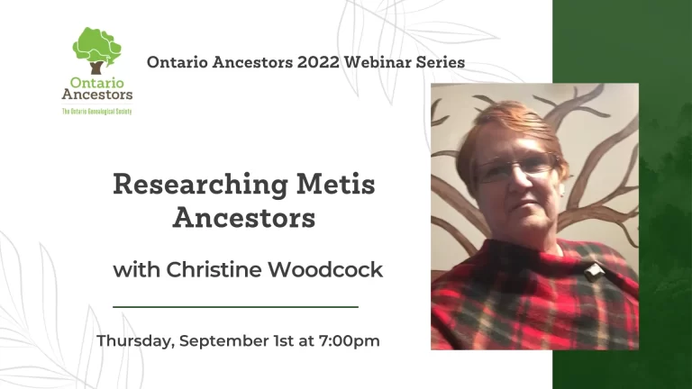 Researching Métis Ancestors