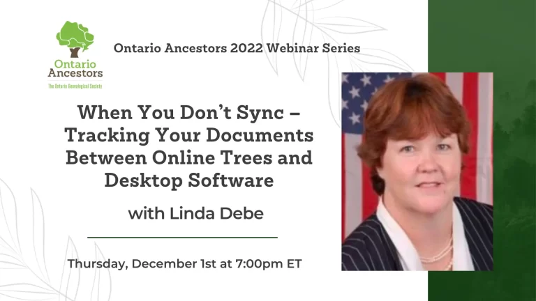  When You Don’t Sync – Tracking Your Documents  Between Online Trees and Desktop Software