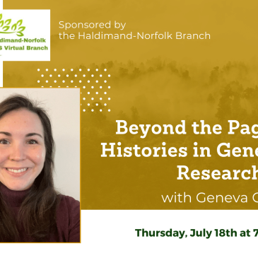 Beyond the Page: Oral Histories in Genealogical Research | Geneva Gillis