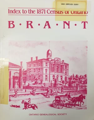 Brant - Index to 1871 Census of Ontario