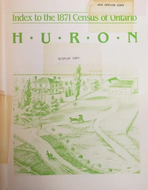 Huron - Index to 1871 Census of Ontario