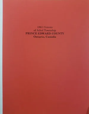 Prince Edward County - Index to 1861 Census - Athol Township