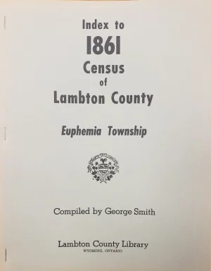 Lambton - Index to 1861 Census - Euphemia Township