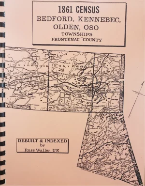 Frontenac County - 1861 Census - Bedford, Kennebec, Olden, Oso Townships