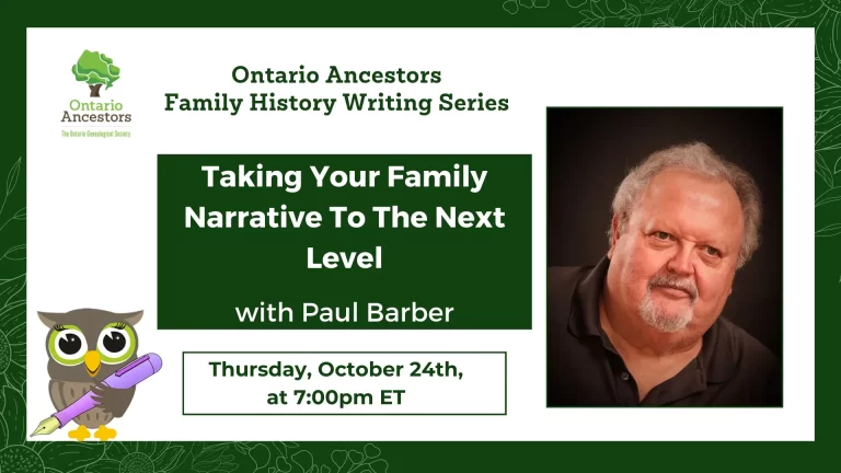 Taking Your Family Narrative To The Next Level – Paul Barber
