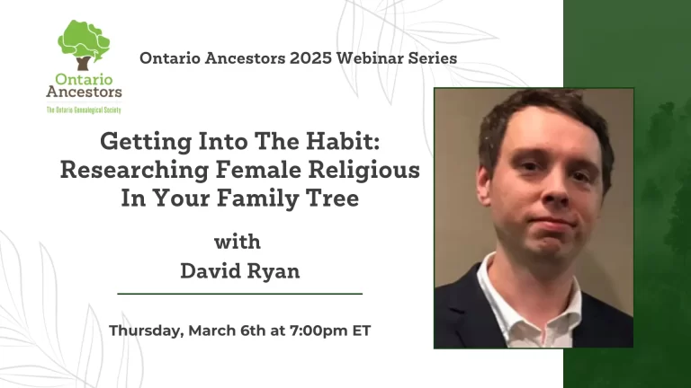 Getting Into The Habit: Researching Female Religious In Your Family Tree | David Ryan