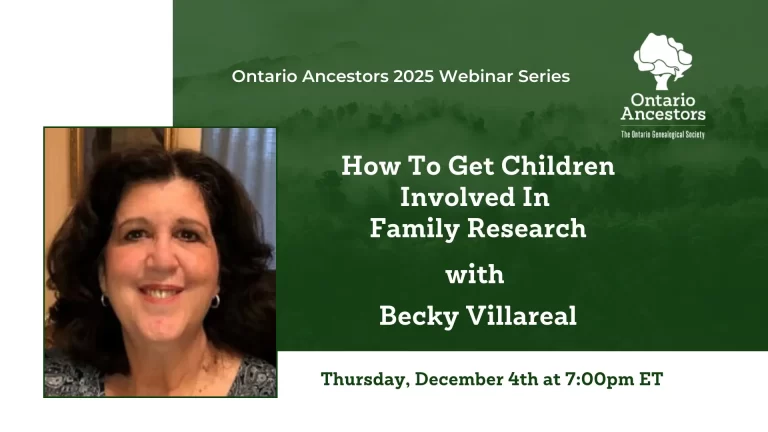 How To Get Children Involved In Family Research