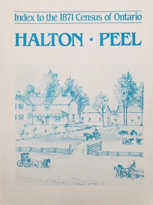 Halton Peel - Index to the 1871 Census of Ontario