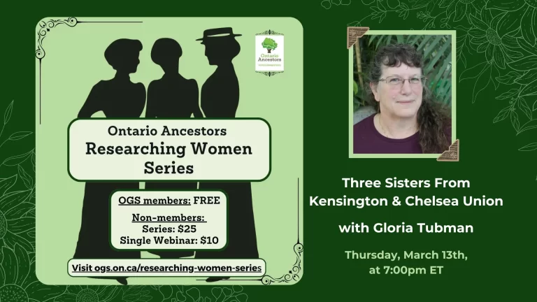 Session 1 – Three Sisters From Kensington and Chelsea Union – Gloria Tubman
