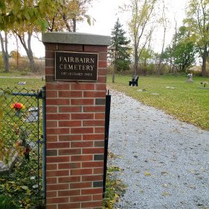 FAIRBAIRN UNION Cemetery, Sandwich South Township
