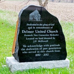 New Delmer Cemetery, Dereham Township, Oxford County