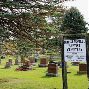 Burgessville Baptist Cemetery, North Norwich Township, Oxford County