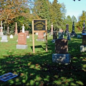Pleasant View Cemetery, Curries, East Oxford Township, Oxford County
