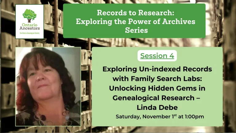 Exploring Un-indexed Records with FamilySearch Labs: Unlocking Hidden Gems in Genealogical Research – Linda Debe