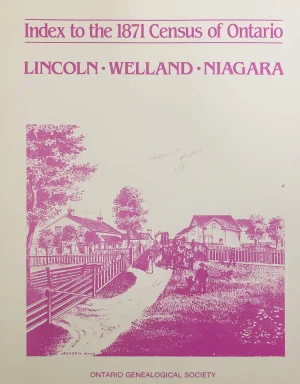 Lincoln-Welland-Niagara - Index to the 1871 Census of Ontario
