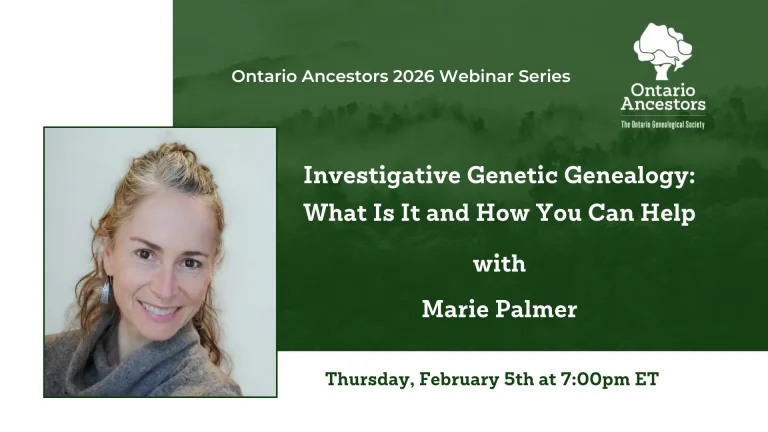 Investigative Genetic Genealogy: What Is It and How You Can Help | Marie Palmer