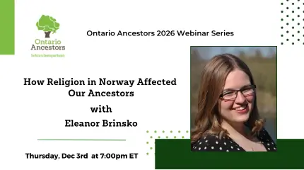 December Webinar | How Religion in Norway Affected Our Ancestors | Eleanor Brinsko
